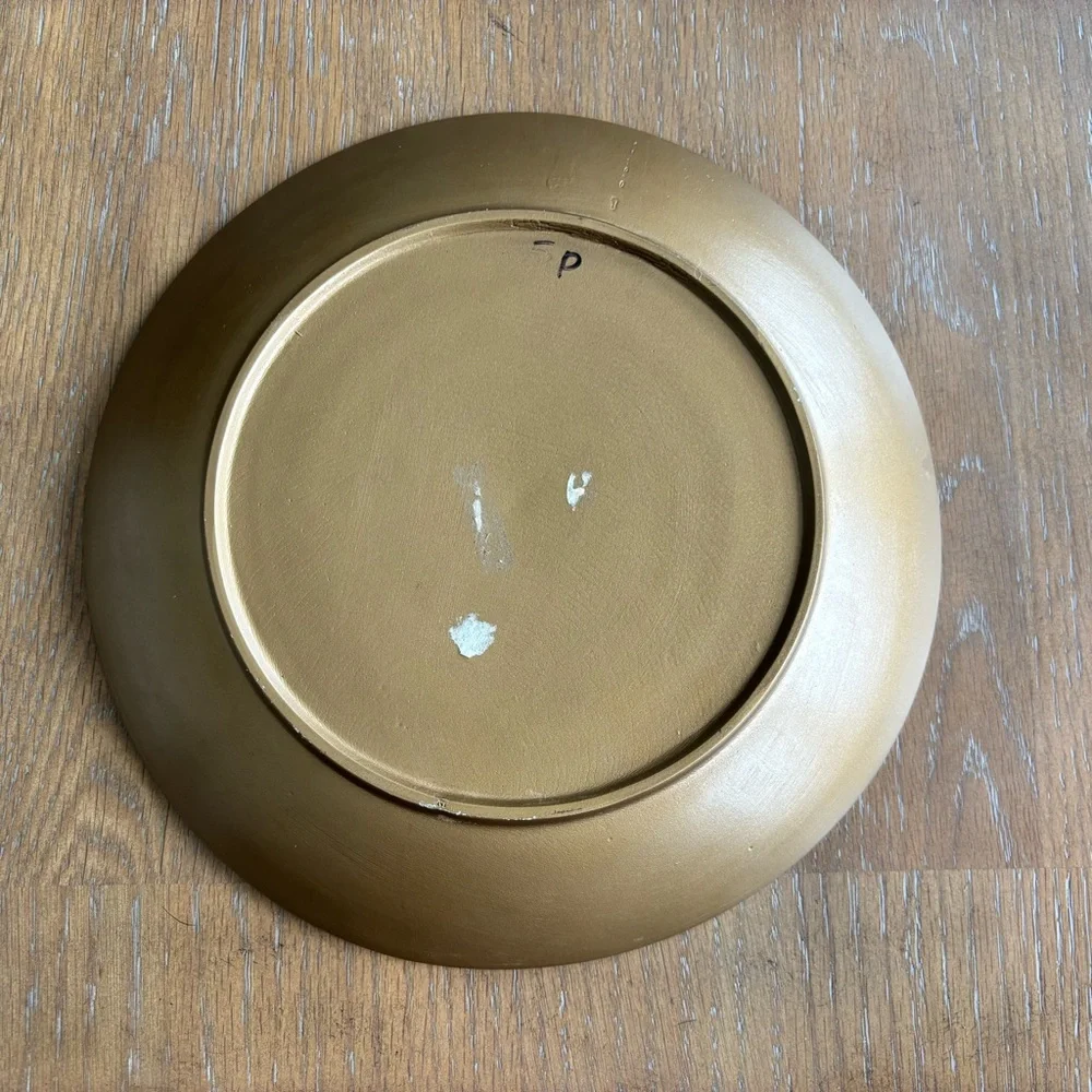 Vintage Brass Enamel Sun Moon & Stars Trinket Dish Celestial Whimsical Artsy - Picture 5 of 7